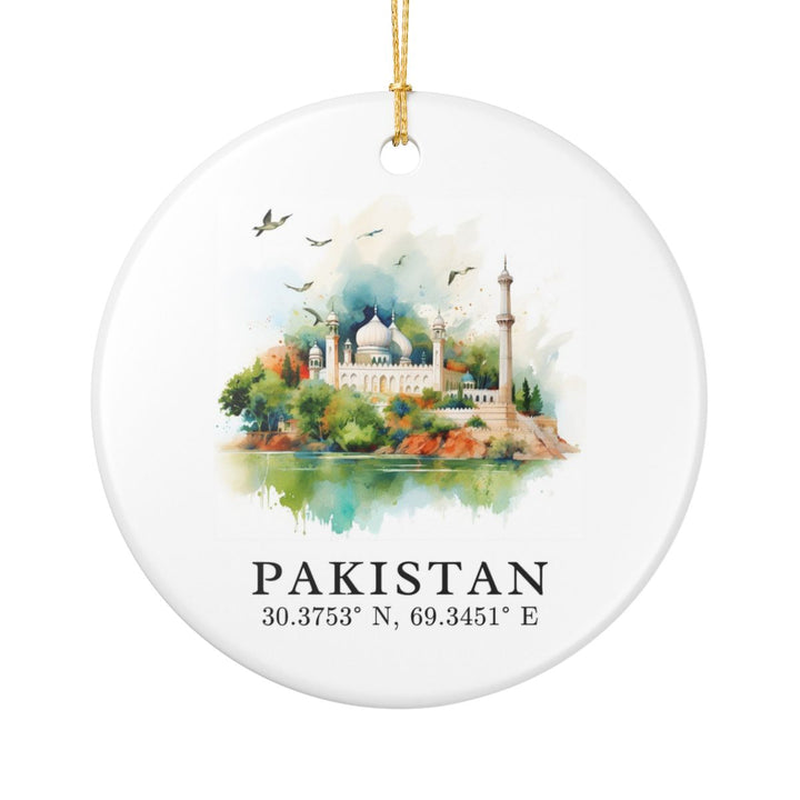 Pakistan Country Ornament: Unique Pakistan Country Souvenir, Pakistan Country Xmas Decor, and Authentic Pakistan Country Gift