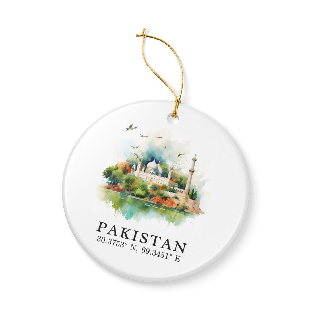 Pakistan Country Ornament: Unique Pakistan Country Souvenir, Pakistan Country Xmas Decor, and Authentic Pakistan Country Gift