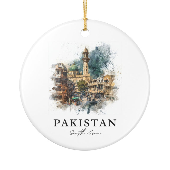Pakistan Ornament: Unique Pakistan Souvenir, Pakistan Xmas Decor, and Authentic Pakistan Gift