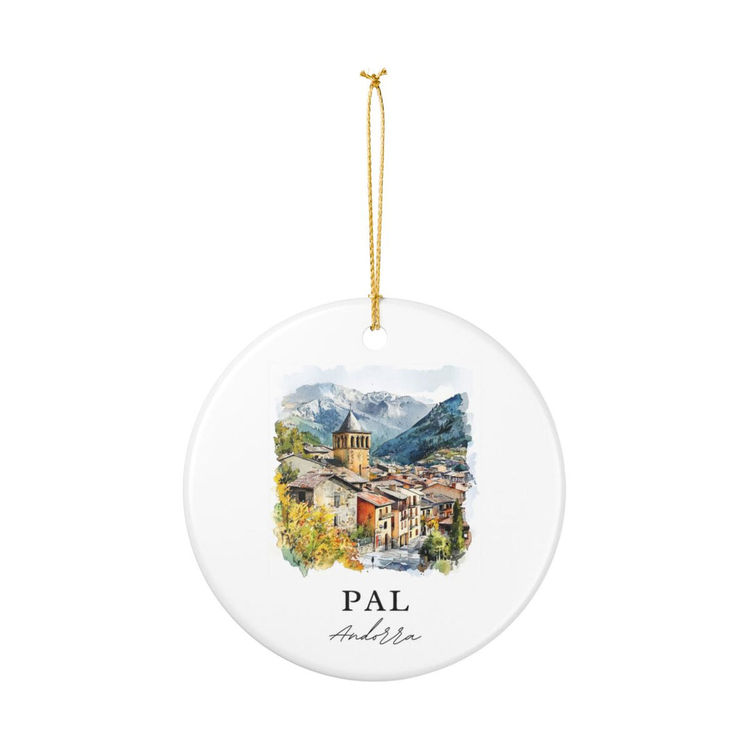 Pal Andorra Ornament: Unique Pal Souvenir, Pal Andorra Xmas Decor, and Authentic Pal Gift