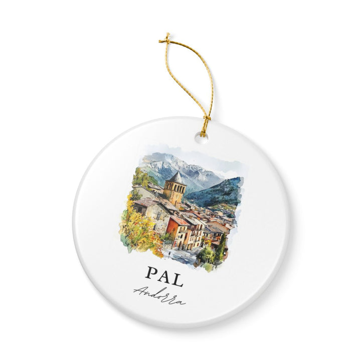 Pal Andorra Ornament: Unique Pal Souvenir, Pal Andorra Xmas Decor, and Authentic Pal Gift