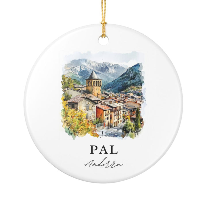 Pal Andorra Ornament: Unique Pal Souvenir, Pal Andorra Xmas Decor, and Authentic Pal Gift