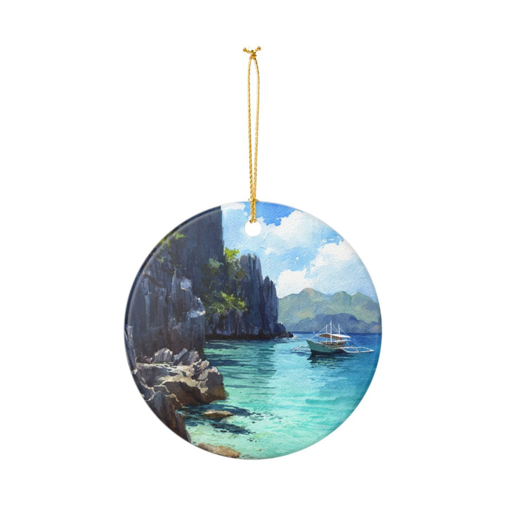 Palawan Island Ornament: Unique Palawan Island Souvenir, Palawan Island Xmas Decor, and Authentic Palawan Island Gift
