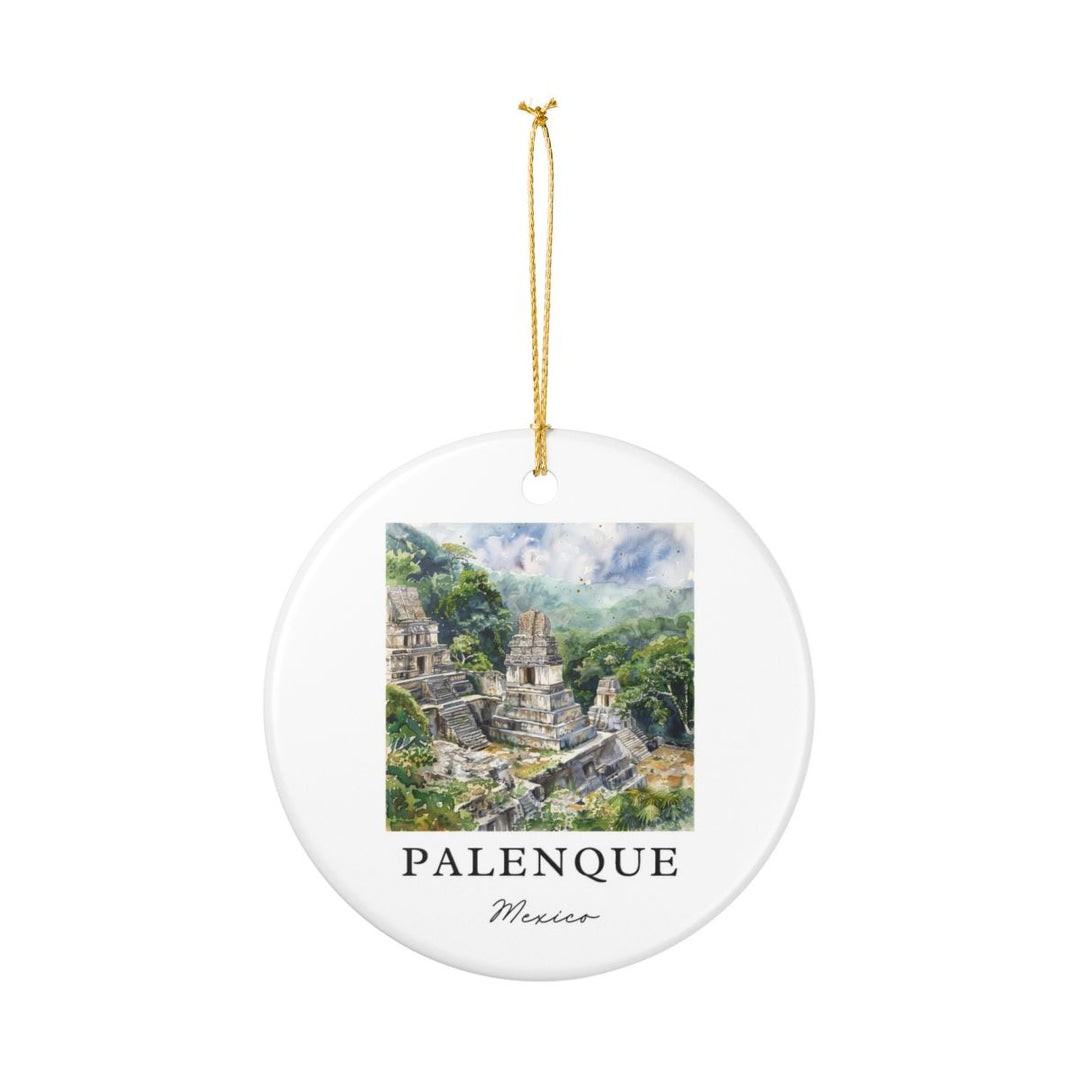 Palenque Ornament: Unique Palenque Souvenir, Palenque Xmas Decor, and Authentic Palenque Gift