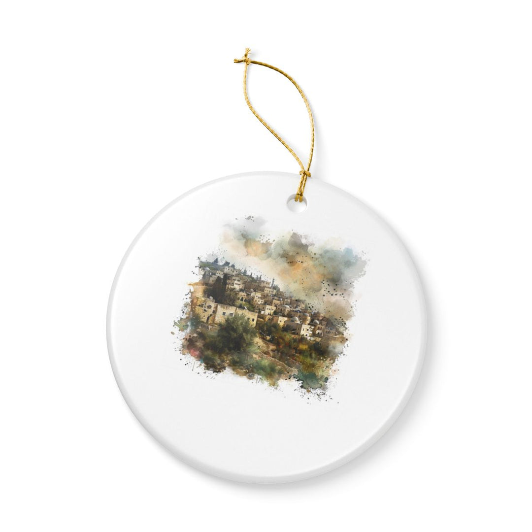 Palestine Ornament: Unique Palestine Souvenir, Palestine Xmas Decor, and Authentic Palestine Gift