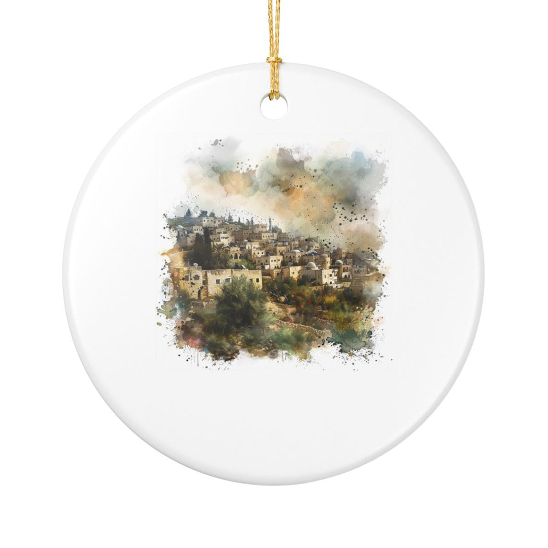 Palestine Ornament: Unique Palestine Souvenir, Palestine Xmas Decor, and Authentic Palestine Gift