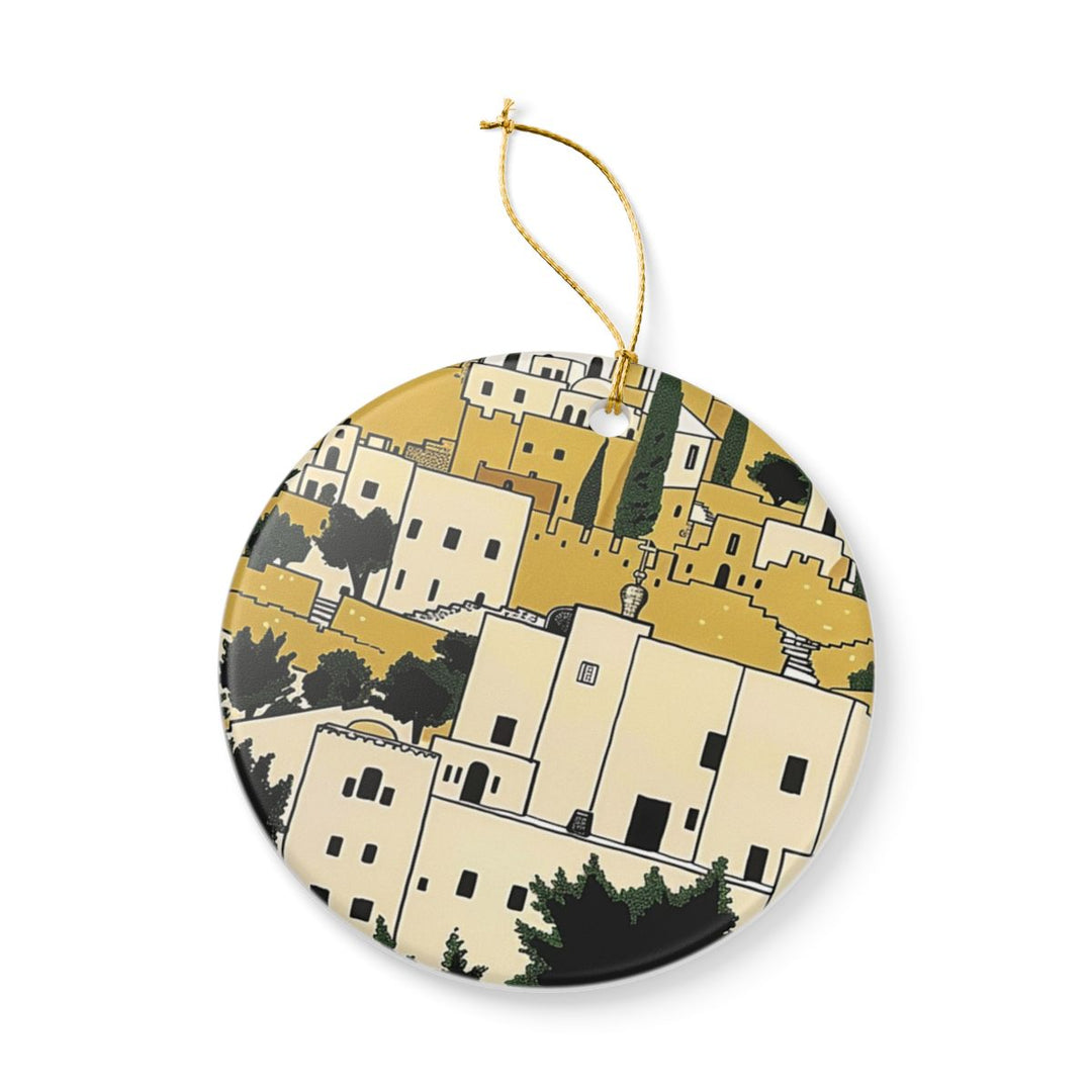 Palestine Ornament: Unique Palestine Souvenir, Palestine Xmas Decor, and Authentic Palestine Gift