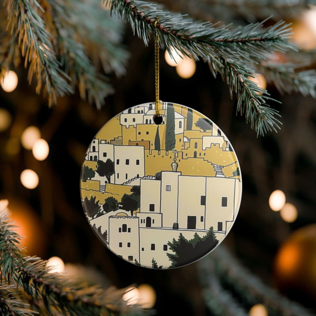 Palestine Ornament: Unique Palestine Souvenir, Palestine Xmas Decor, and Authentic Palestine Gift