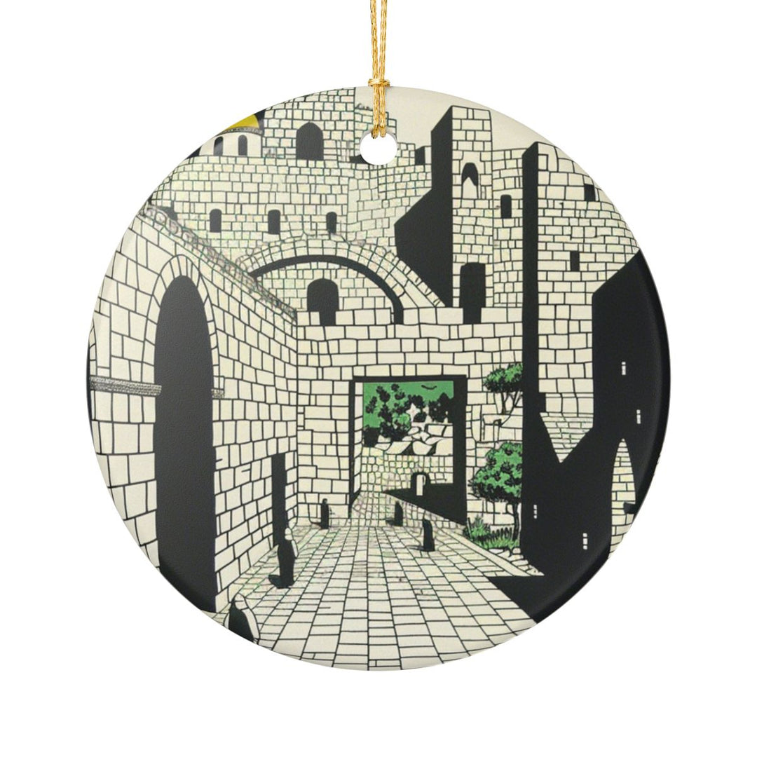 Palestine Ornament: Unique Palestine Souvenir, Palestine Xmas Decor, and Authentic Palestine Gift