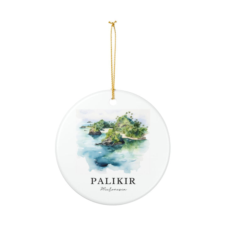 Palikir Micronesia Ornament: Unique Palikir Micronesia Souvenir, Palikir Micronesia Xmas Decor, and Authentic Palikir Micronesia Gift