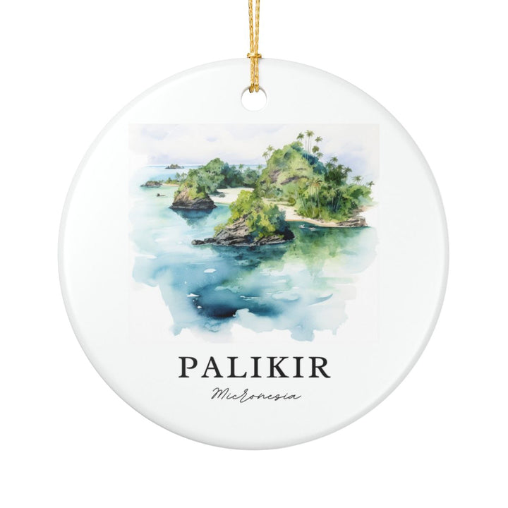 Palikir Micronesia Ornament: Unique Palikir Micronesia Souvenir, Palikir Micronesia Xmas Decor, and Authentic Palikir Micronesia Gift