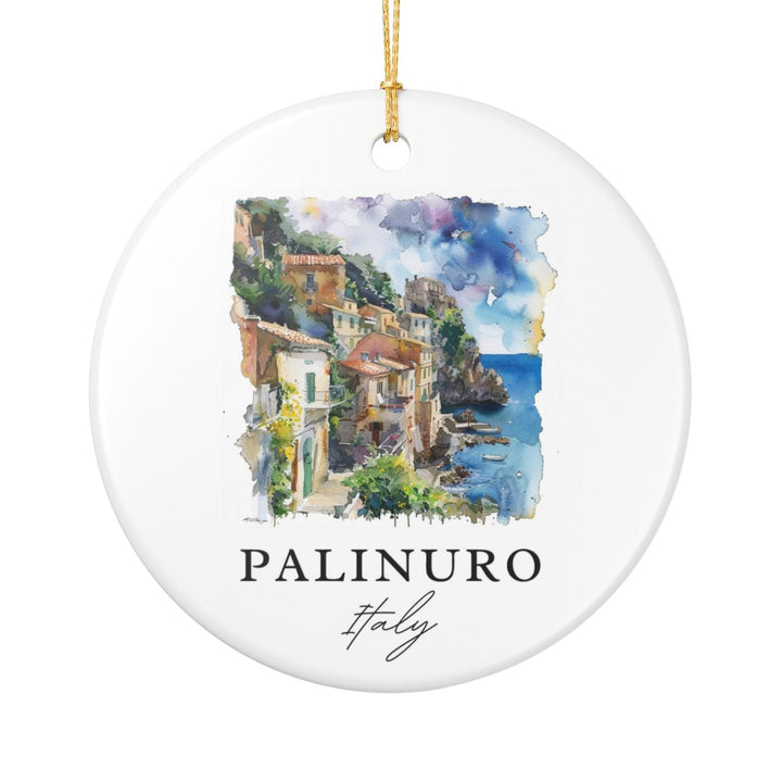 Palinuro Italy Ornament: Unique Palinuro Souvenir, Palinuro Italy Xmas Decor, and Authentic Palinuro Gift