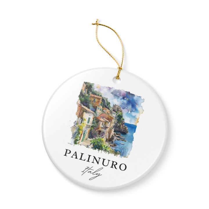 Palinuro Italy Ornament: Unique Palinuro Souvenir, Palinuro Italy Xmas Decor, and Authentic Palinuro Gift