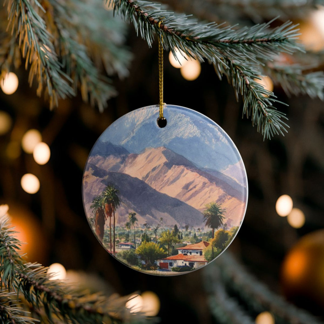 Palm Desert California Ornament: Unique Palm Desert Souvenir, Palm Desert California Xmas Decor, and Authentic Palm Desert Gift