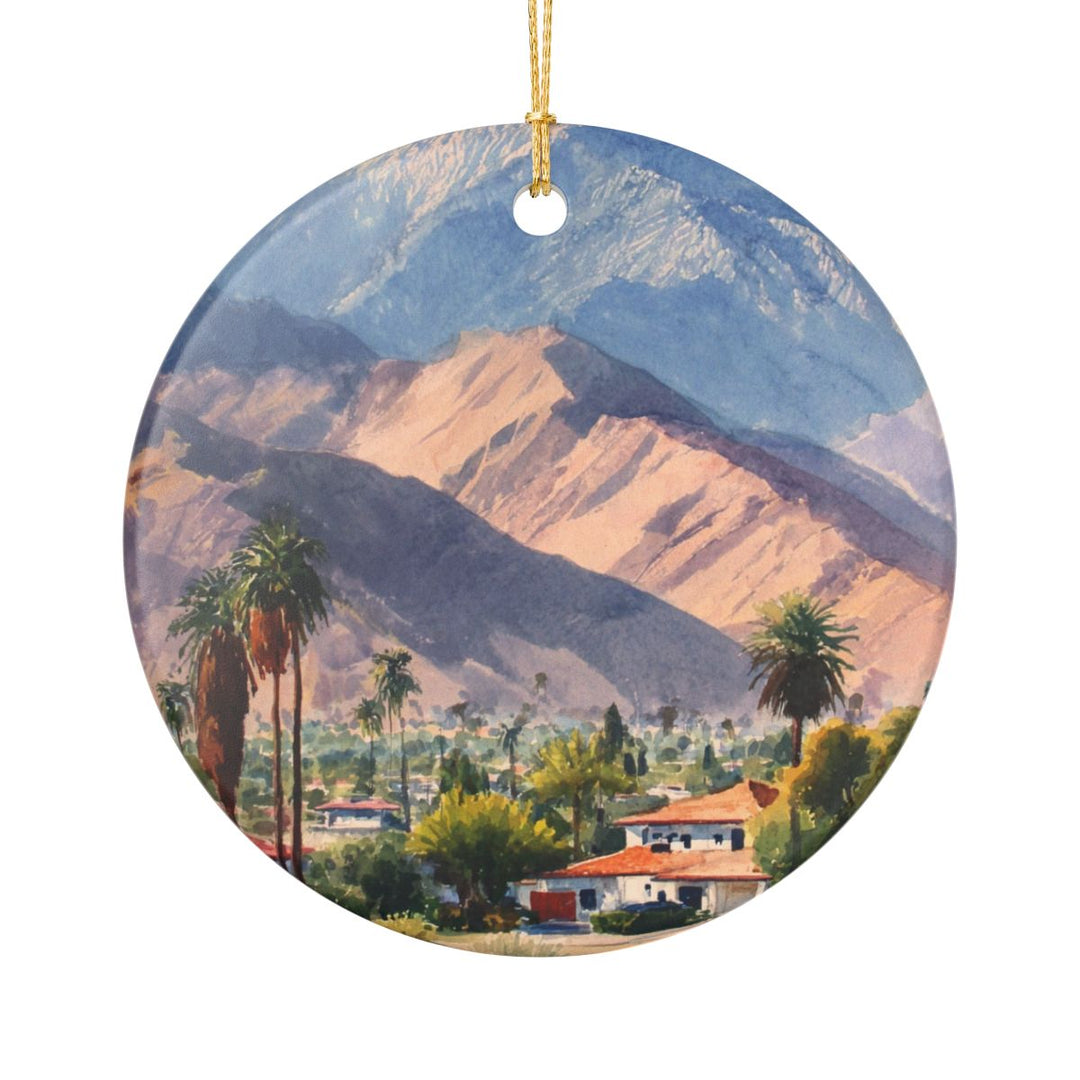 Palm Desert California Ornament: Unique Palm Desert Souvenir, Palm Desert California Xmas Decor, and Authentic Palm Desert Gift