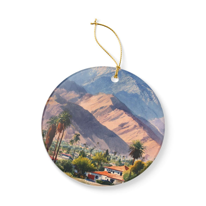 Palm Desert California Ornament: Unique Palm Desert Souvenir, Palm Desert California Xmas Decor, and Authentic Palm Desert Gift