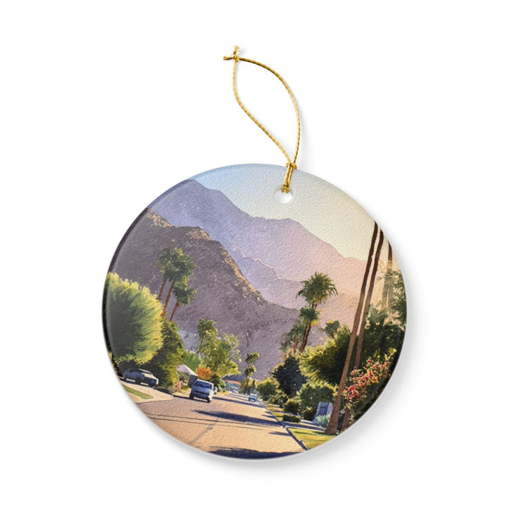 Palm Springs California USA Ornament: Unique Palm Springs Souvenir, Palm Springs California Xmas Decor, and Authentic Palm Springs Gift