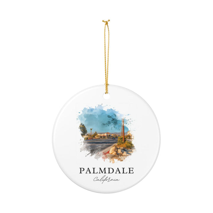 Palmdale California Ornament: Unique Palmdale Souvenir, Palmdale California Xmas Decor, and Authentic Palmdale Gift