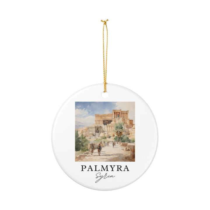 Palmyra Syria Ornament: Unique Palmyra Syria Souvenir, Palmyra Syria Xmas Decor, and Authentic Palmyra Syria Gift