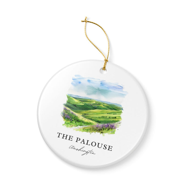 Palouse Washington Ornament: Unique Palouse Washington Souvenir, Palouse Washington Xmas Decor, and Authentic Palouse Washington Gift