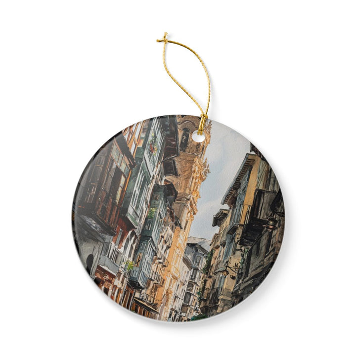 Pamplona Ornament: Unique Pamplona Souvenir, Pamplona Xmas Decor, and Authentic Pamplona Gift