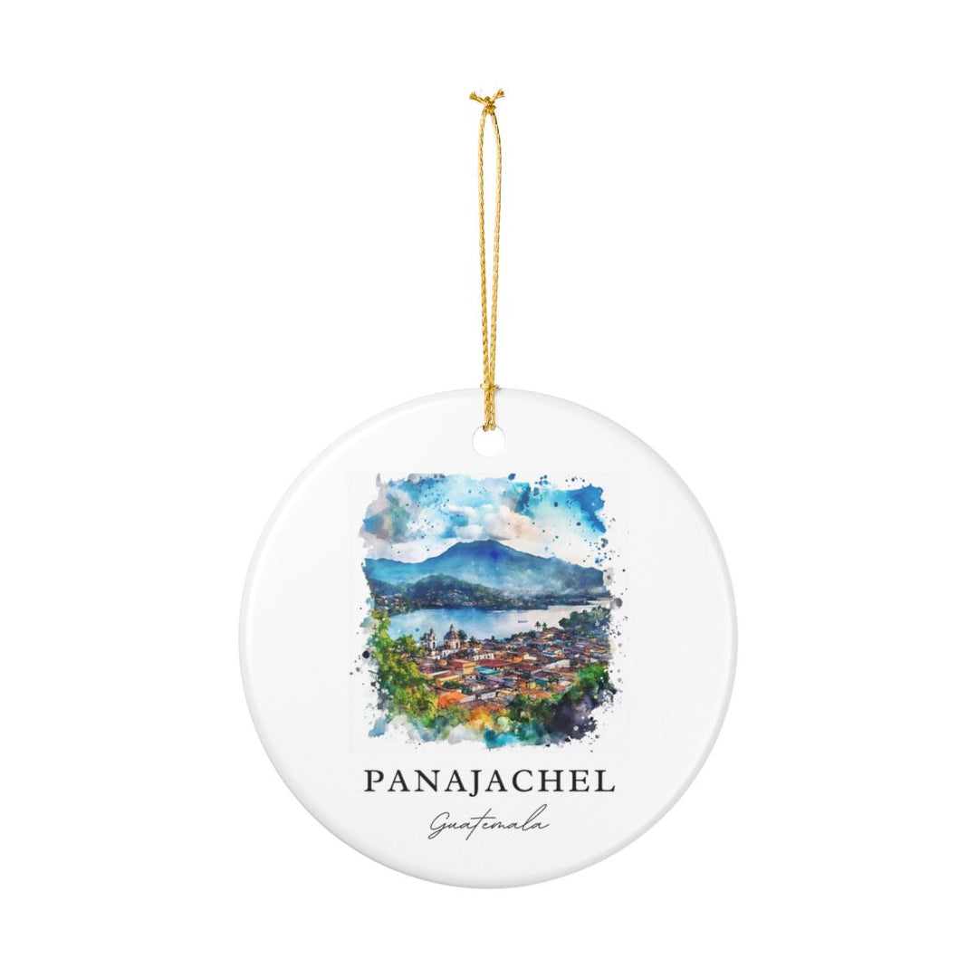 Panajachel Guatemala Ornament: Unique Panajachel Guatemala Souvenir, Panajachel Guatemala Xmas Decor, and Authentic Panajachel Guatemala Gift