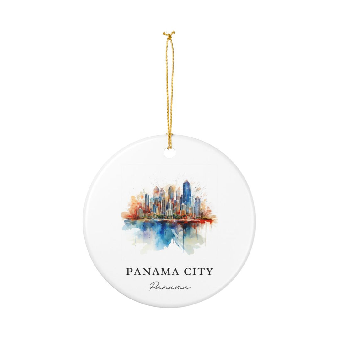 Panama City Panama Ornament: Unique Panama City Souvenir, Panama City Panama Xmas Decor, and Authentic Panama City Gift