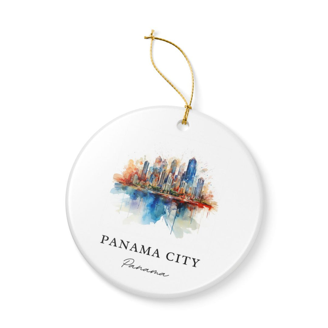 Panama City Panama Ornament: Unique Panama City Souvenir, Panama City Panama Xmas Decor, and Authentic Panama City Gift