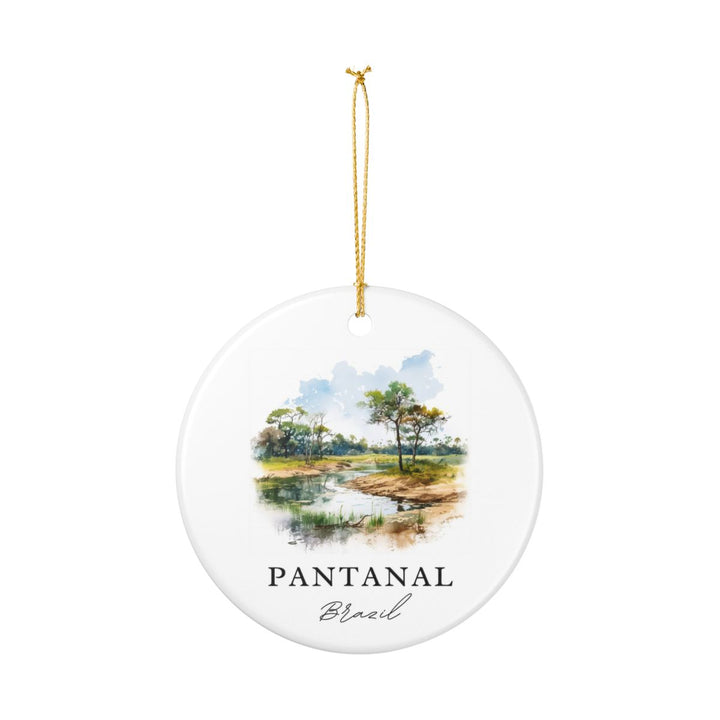 Pantanal Brazil Ornament: Unique Pantanal Souvenir, Pantanal Brazil Xmas Decor, and Authentic Pantanal Gift