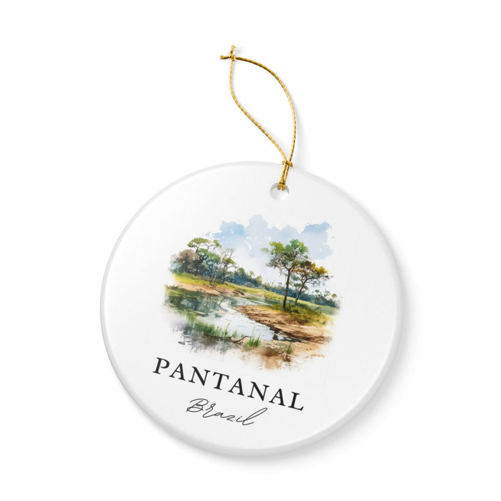 Pantanal Brazil Ornament: Unique Pantanal Souvenir, Pantanal Brazil Xmas Decor, and Authentic Pantanal Gift