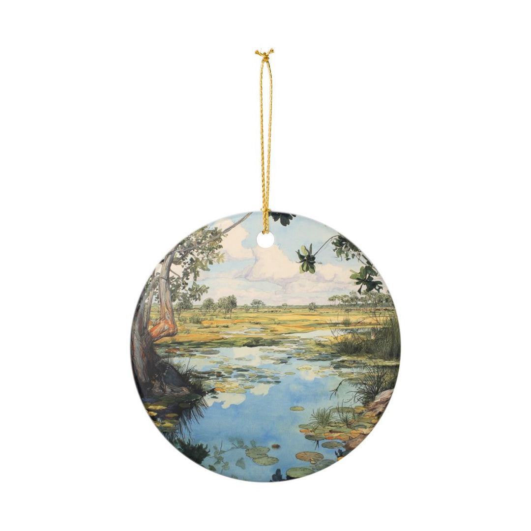 Pantanal Brazil Ornament: Unique Pantanal Souvenir, Pantanal Brazil Xmas Decor, and Authentic Pantanal Gift