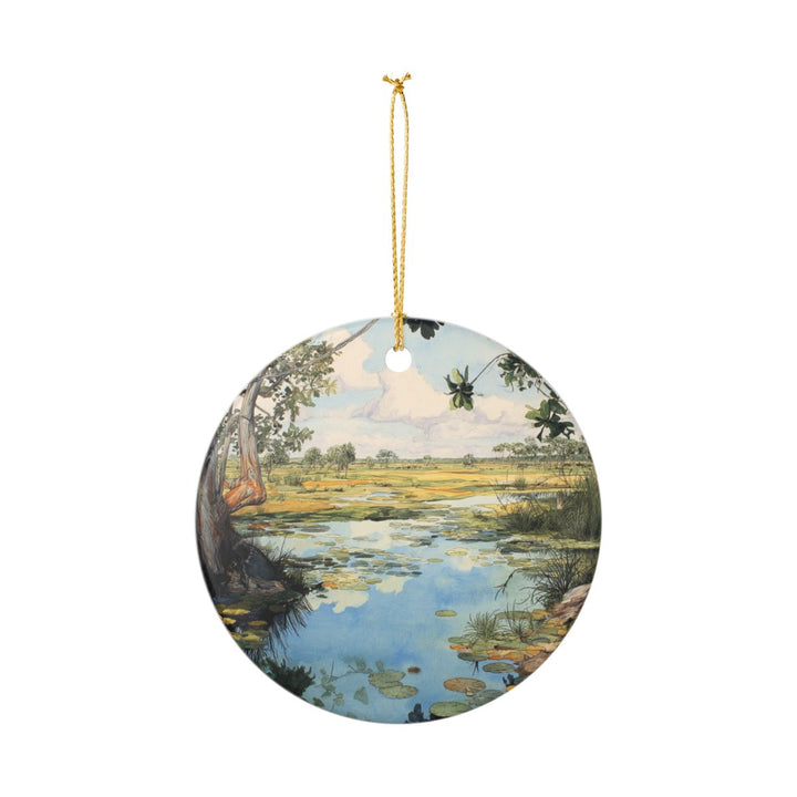 Pantanal Brazil Ornament: Unique Pantanal Souvenir, Pantanal Brazil Xmas Decor, and Authentic Pantanal Gift