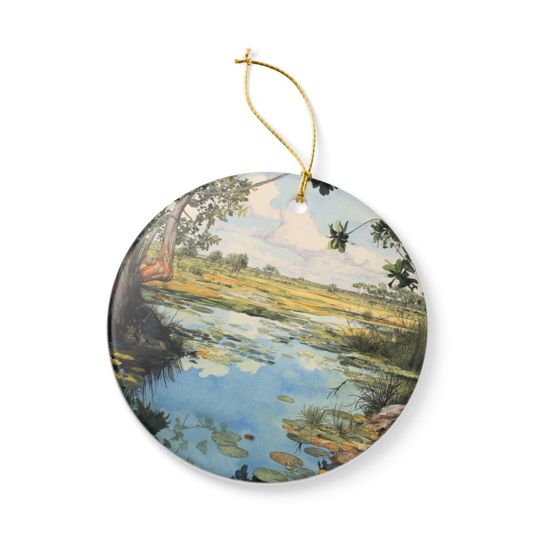 Pantanal Brazil Ornament: Unique Pantanal Souvenir, Pantanal Brazil Xmas Decor, and Authentic Pantanal Gift