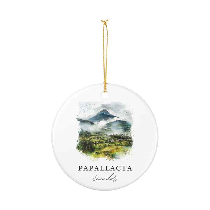 Papallacta Ornament: Unique Papallacta Souvenir, Papallacta Xmas Decor, and Authentic Papallacta Gift