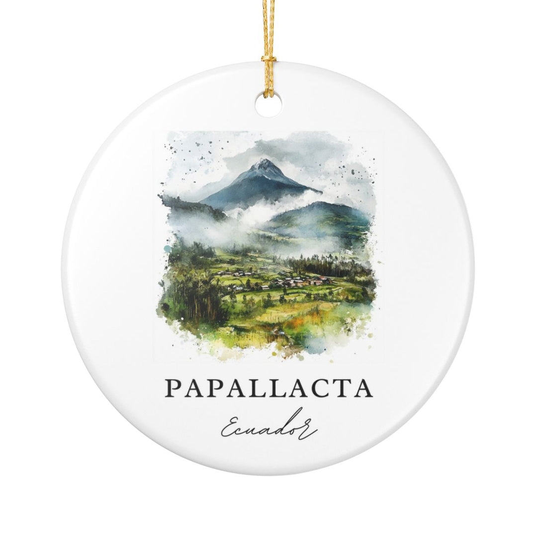 Papallacta Ornament: Unique Papallacta Souvenir, Papallacta Xmas Decor, and Authentic Papallacta Gift