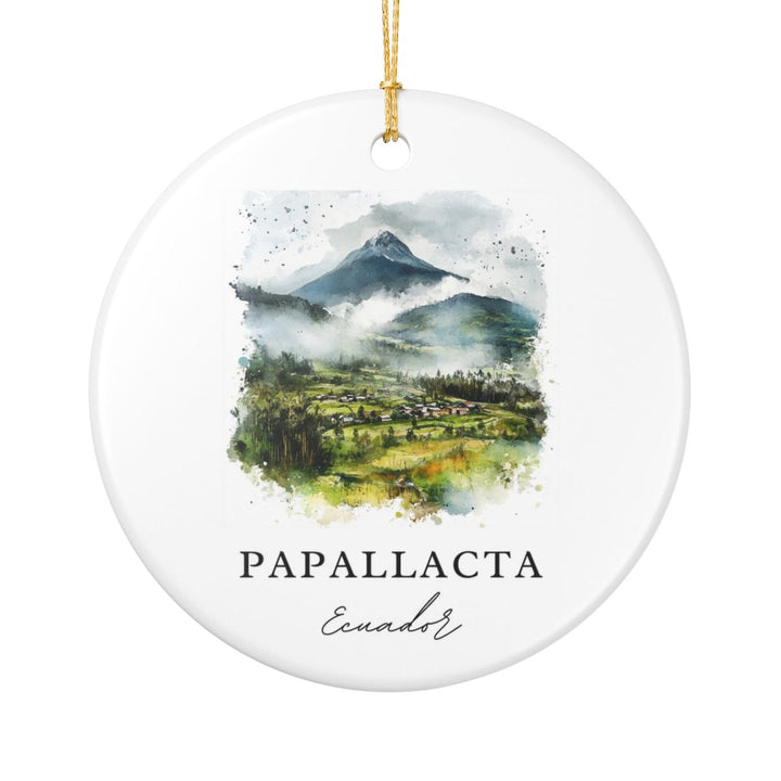 Papallacta Ornament: Unique Papallacta Souvenir, Papallacta Xmas Decor, and Authentic Papallacta Gift