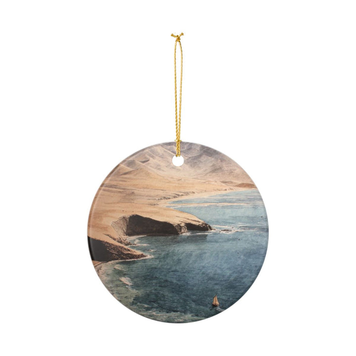 Paracas Peru Ornament: Unique Paracas Souvenir, Paracas Peru Xmas Decor, and Authentic Paracas Gift
