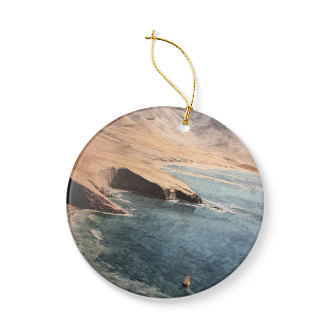 Paracas Peru Ornament: Unique Paracas Souvenir, Paracas Peru Xmas Decor, and Authentic Paracas Gift