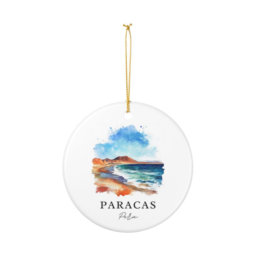 Paracas Peru Ornament: Unique Paracas Souvenir, Paracas Peru Xmas Decor, and Authentic Paracas Gift