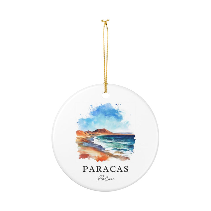 Paracas Peru Ornament: Unique Paracas Souvenir, Paracas Peru Xmas Decor, and Authentic Paracas Gift
