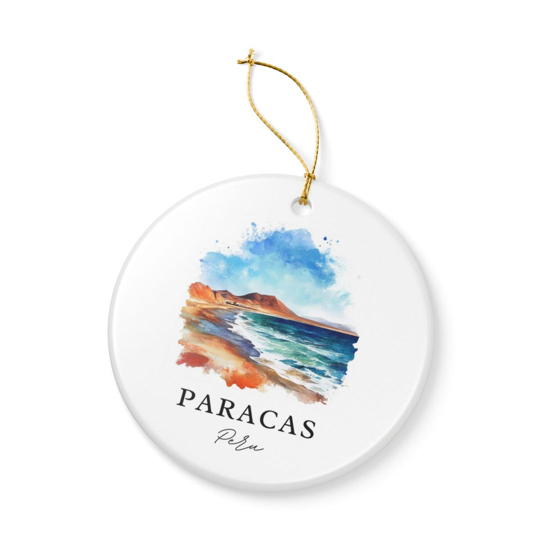 Paracas Peru Ornament: Unique Paracas Souvenir, Paracas Peru Xmas Decor, and Authentic Paracas Gift