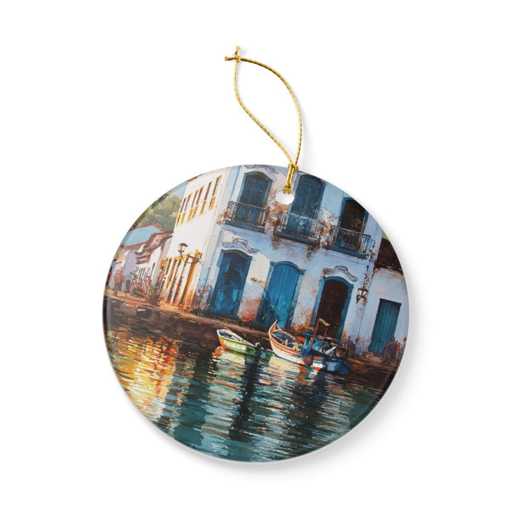 Paraty Brazil Ornament: Unique Paraty Brazil Souvenir, Paraty Brazil Xmas Decor, and Authentic Paraty Brazil Gift