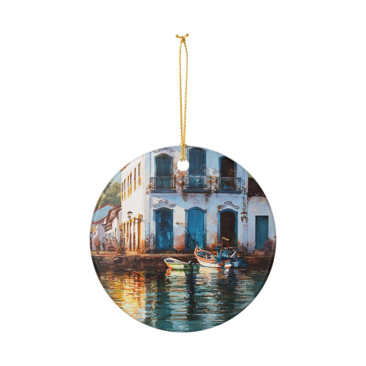 Paraty Brazil Ornament: Unique Paraty Brazil Souvenir, Paraty Brazil Xmas Decor, and Authentic Paraty Brazil Gift