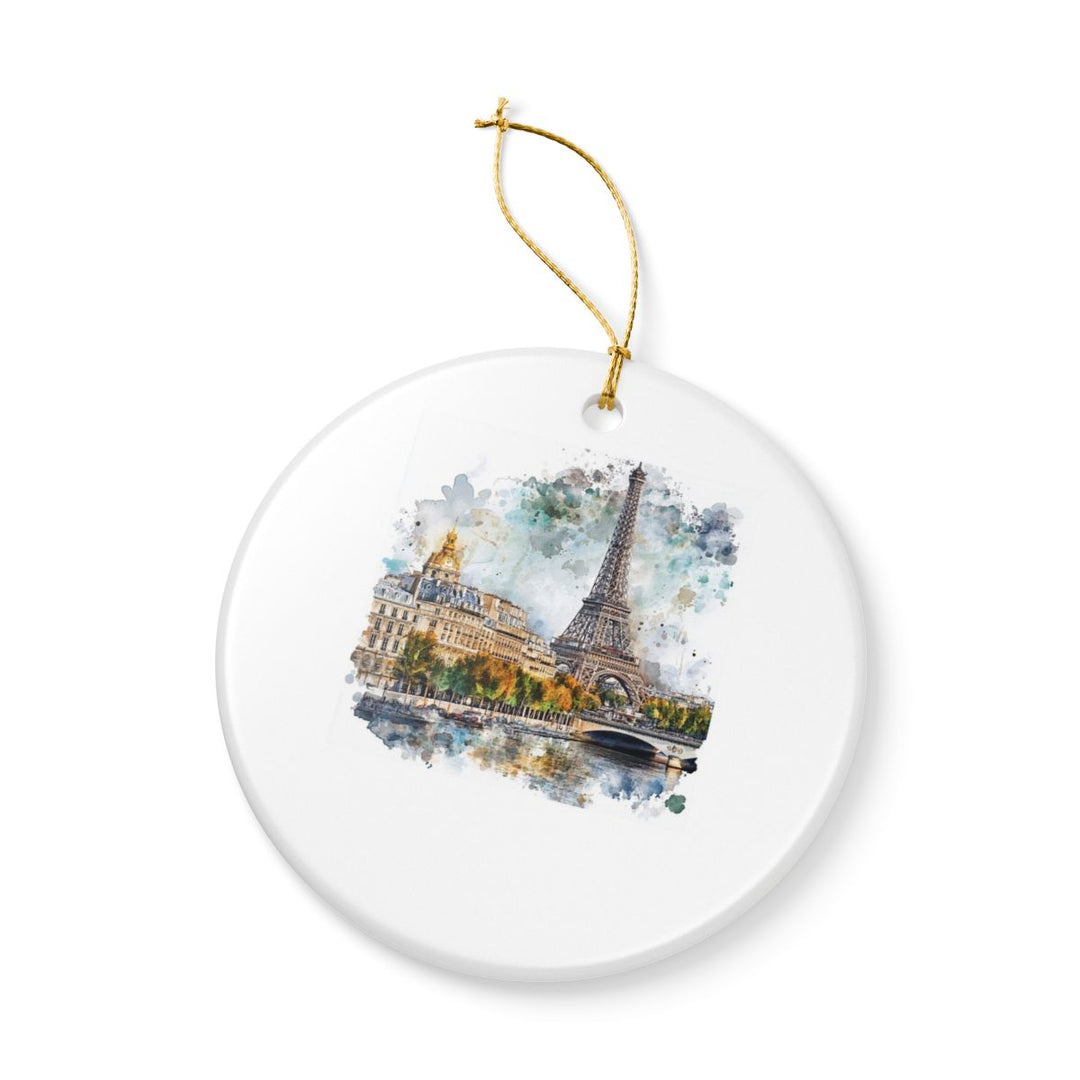 Paris France Ornament: Unique Paris Souvenir, Paris France Xmas Decor, and Authentic Paris Gift