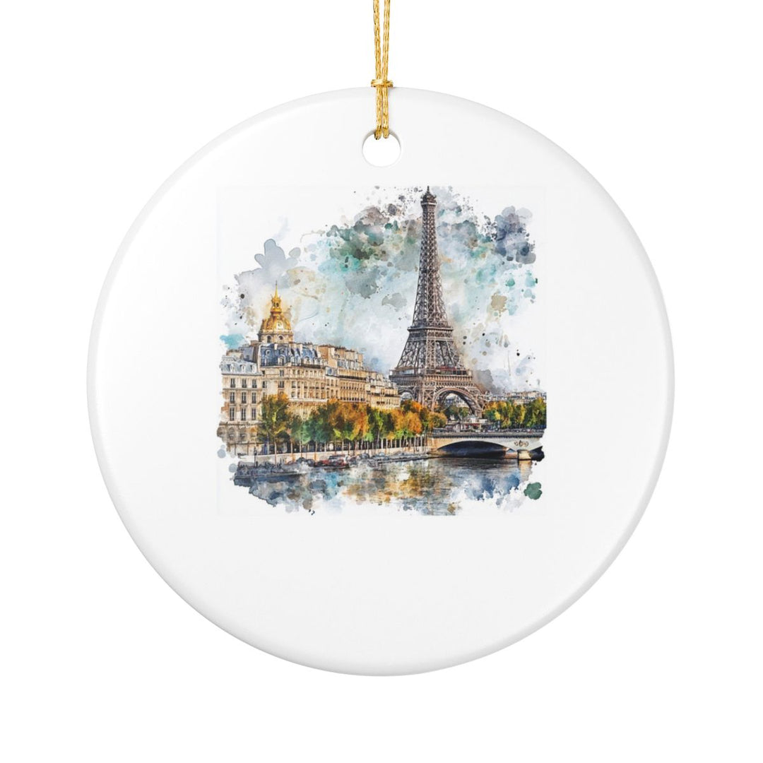 Paris France Ornament: Unique Paris Souvenir, Paris France Xmas Decor, and Authentic Paris Gift