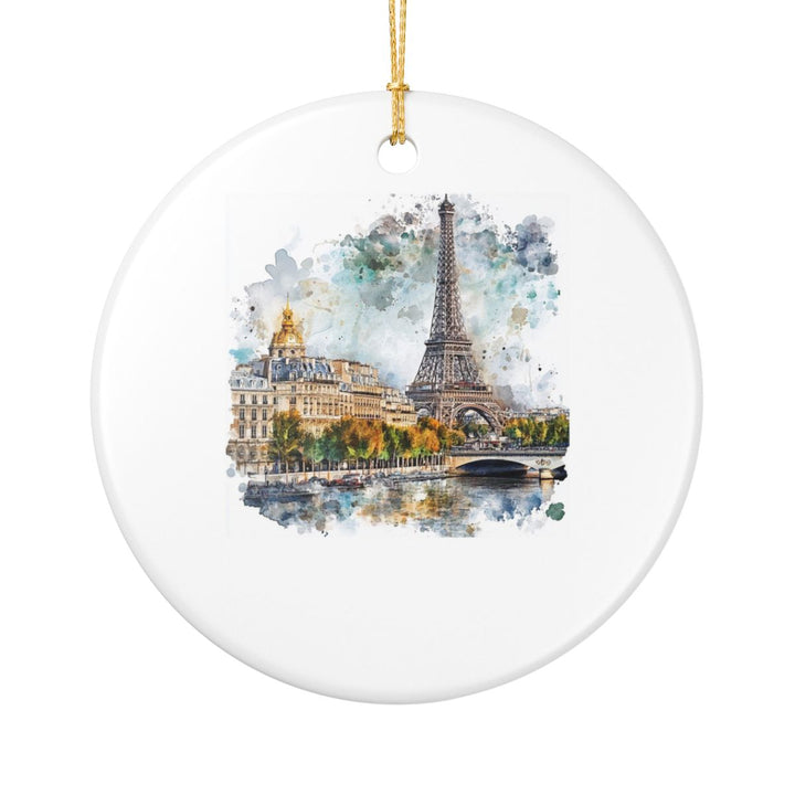Paris France Ornament: Unique Paris Souvenir, Paris France Xmas Decor, and Authentic Paris Gift