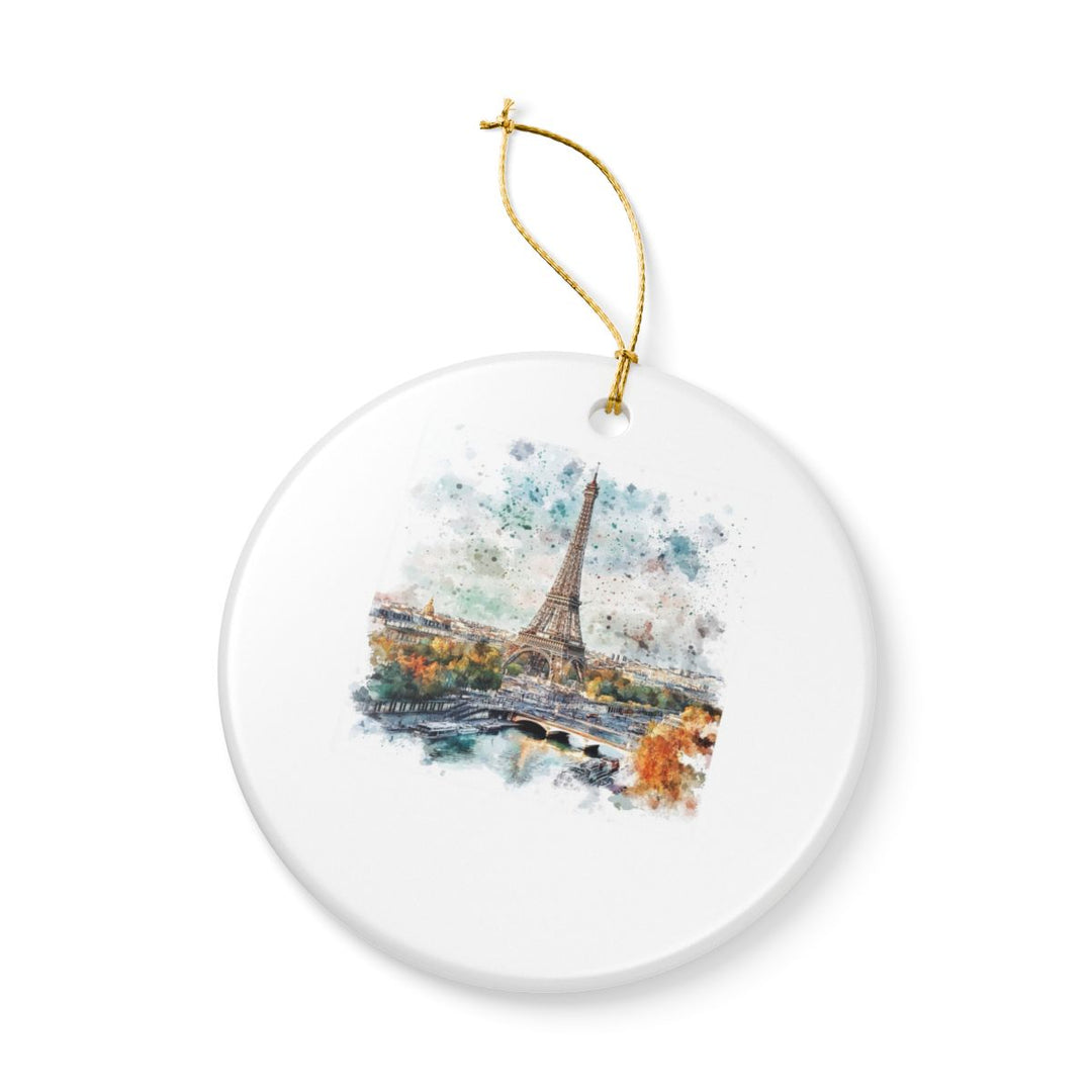 Paris France Ornament: Unique Paris Souvenir, Paris France Xmas Decor, and Authentic Paris Gift