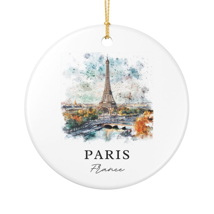 Paris France Ornament | Christmas Travel Souvenir Gift