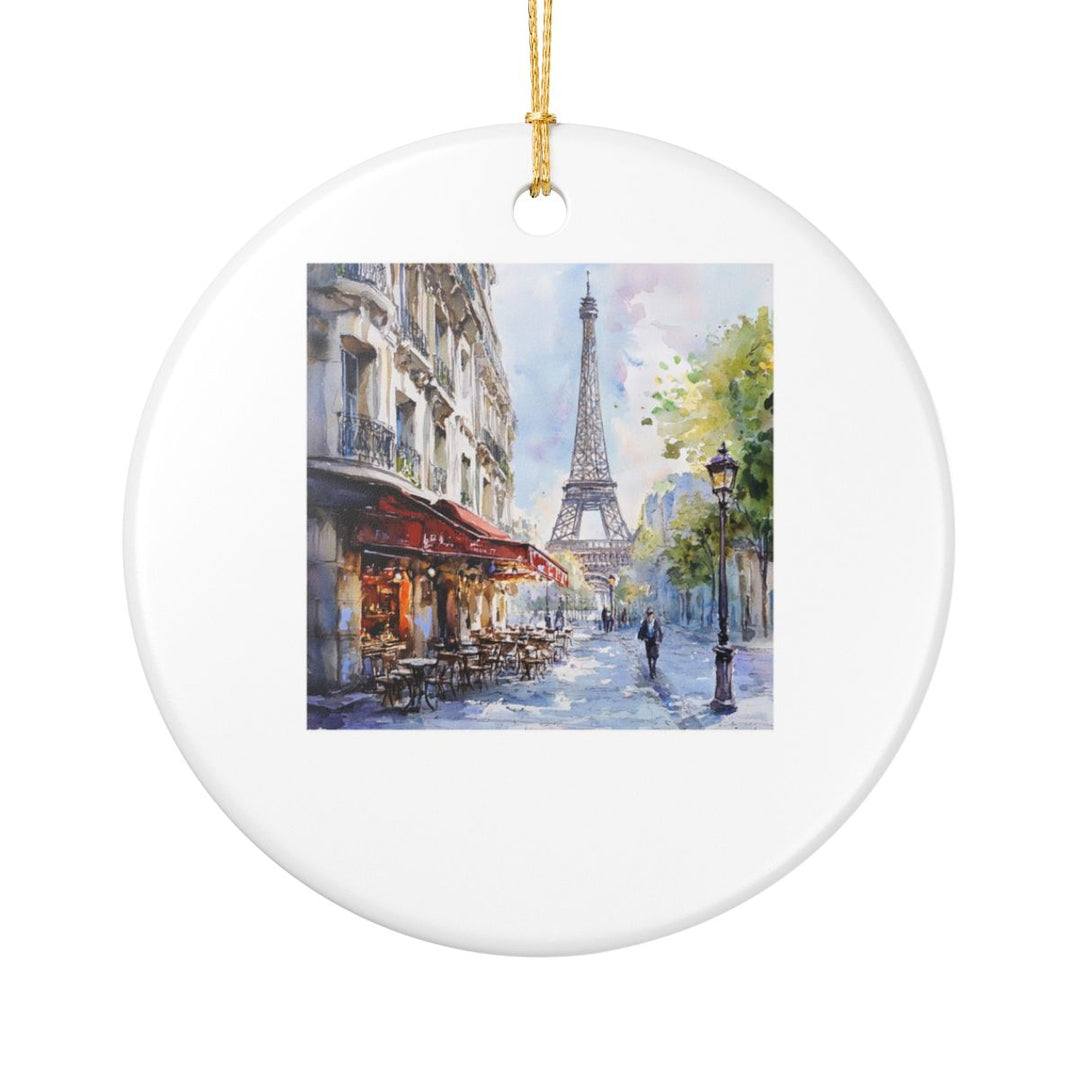 Paris France Ornament: Unique Paris Souvenir, Paris France Xmas Decor, and Authentic Paris Gift