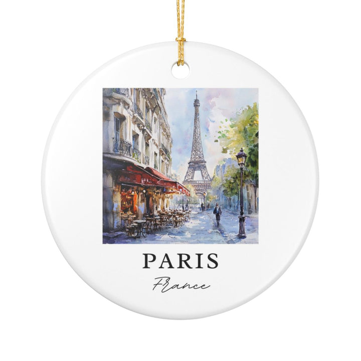 Paris France Ornament | Christmas Travel Souvenir Gift
